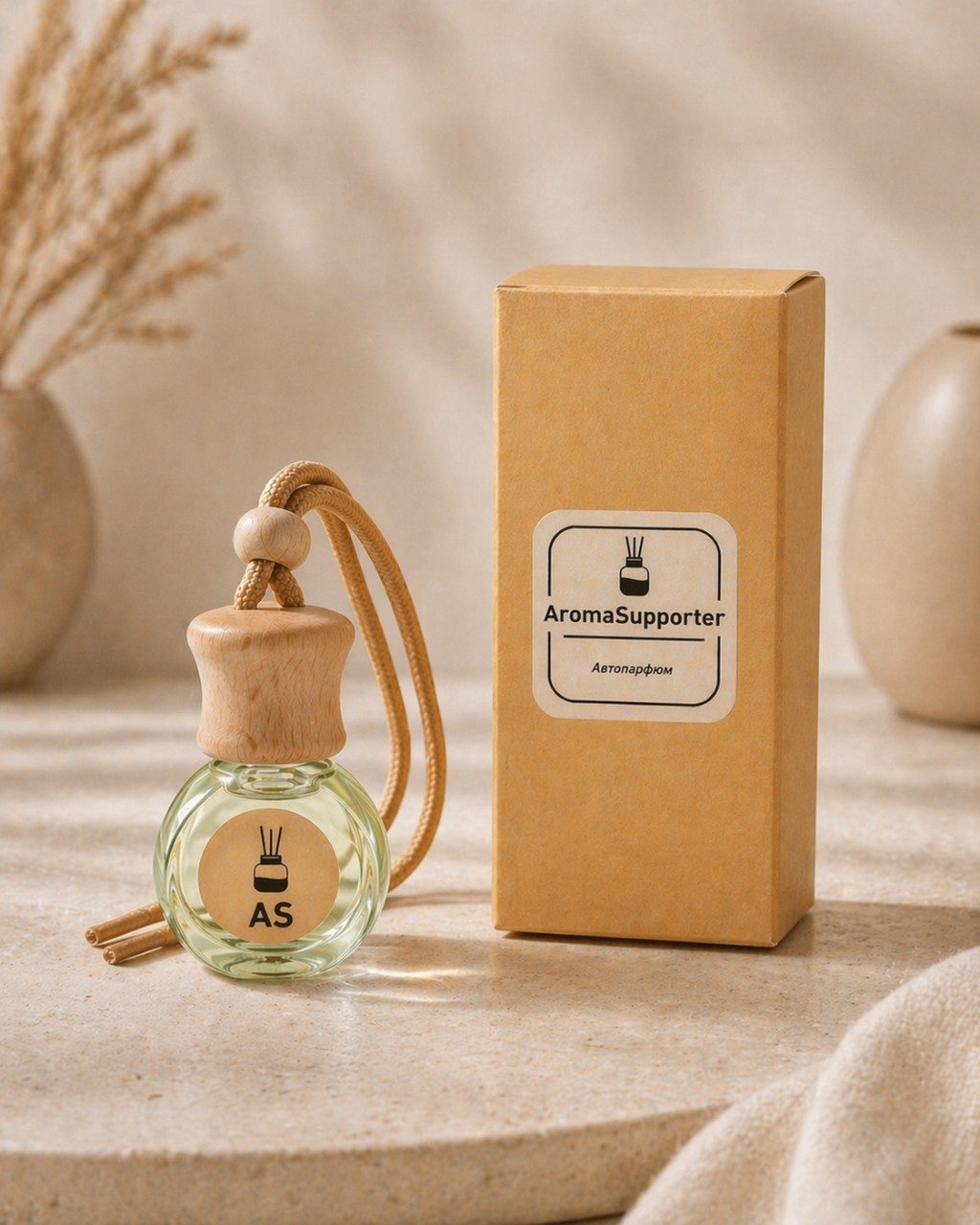 Флакон AromaSupporter с деревянной крышкой